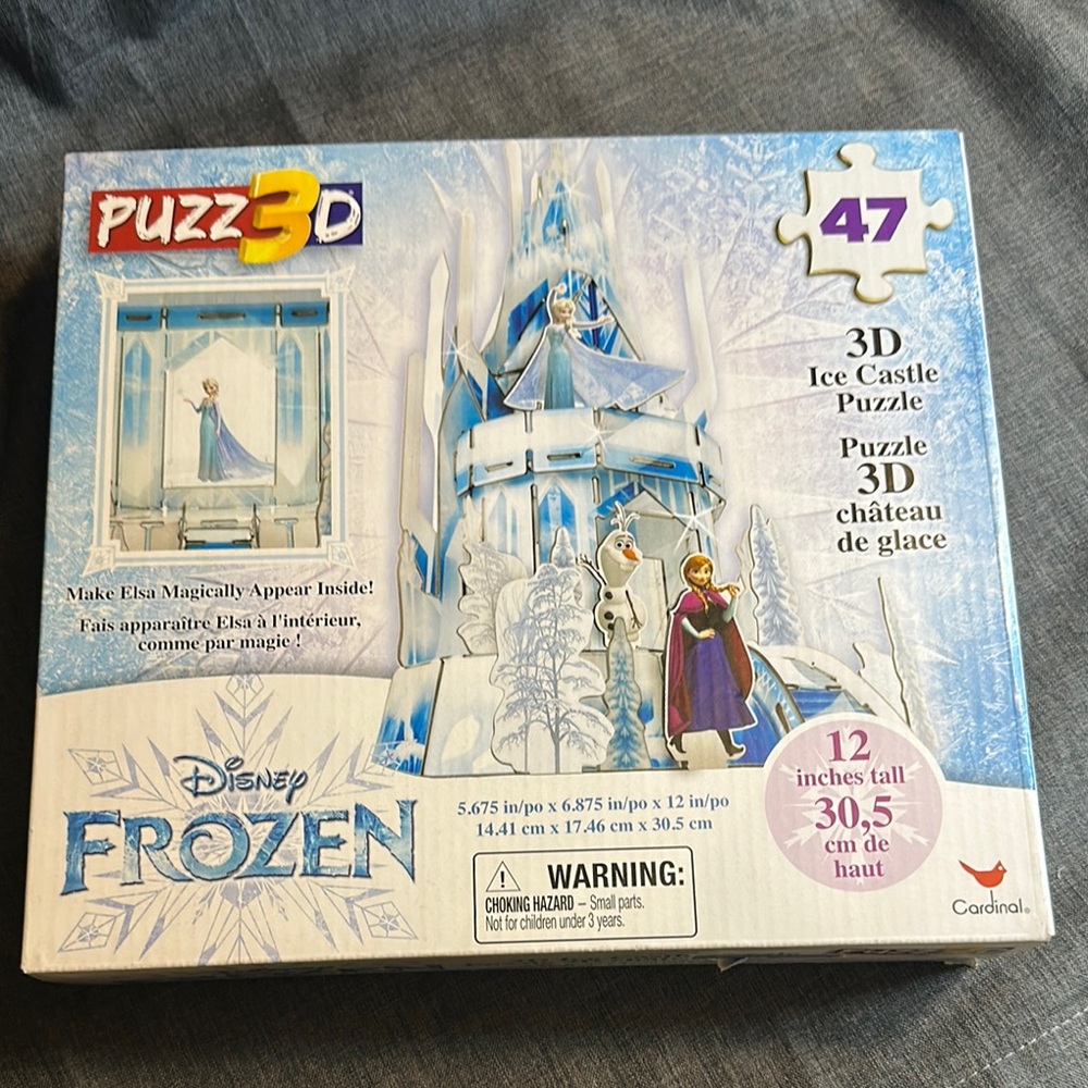 Disney Blue Frozen 3D Puzzle